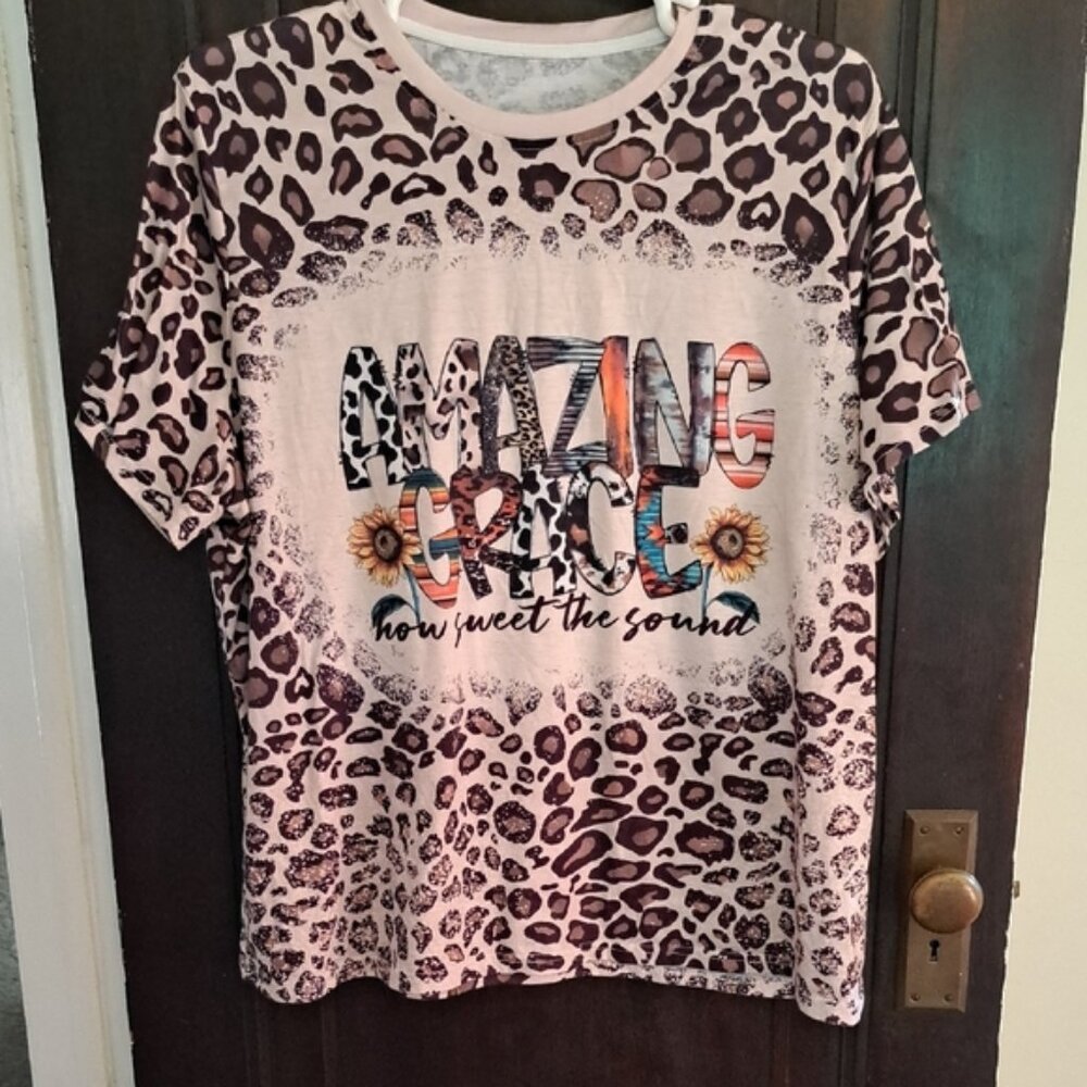 Leopard Print - Amazing Grace Shirt